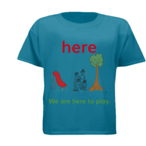 Here in the Park Shirt Blue Live Potential