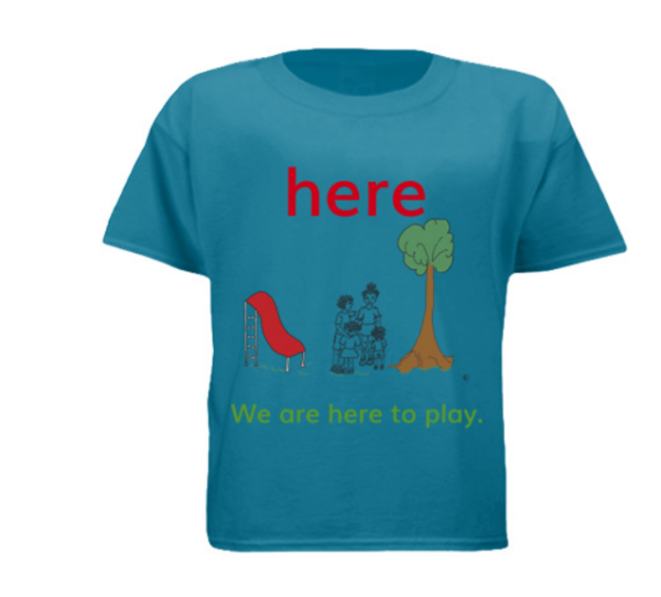 Here in the Park Shirt Blue Live Potential